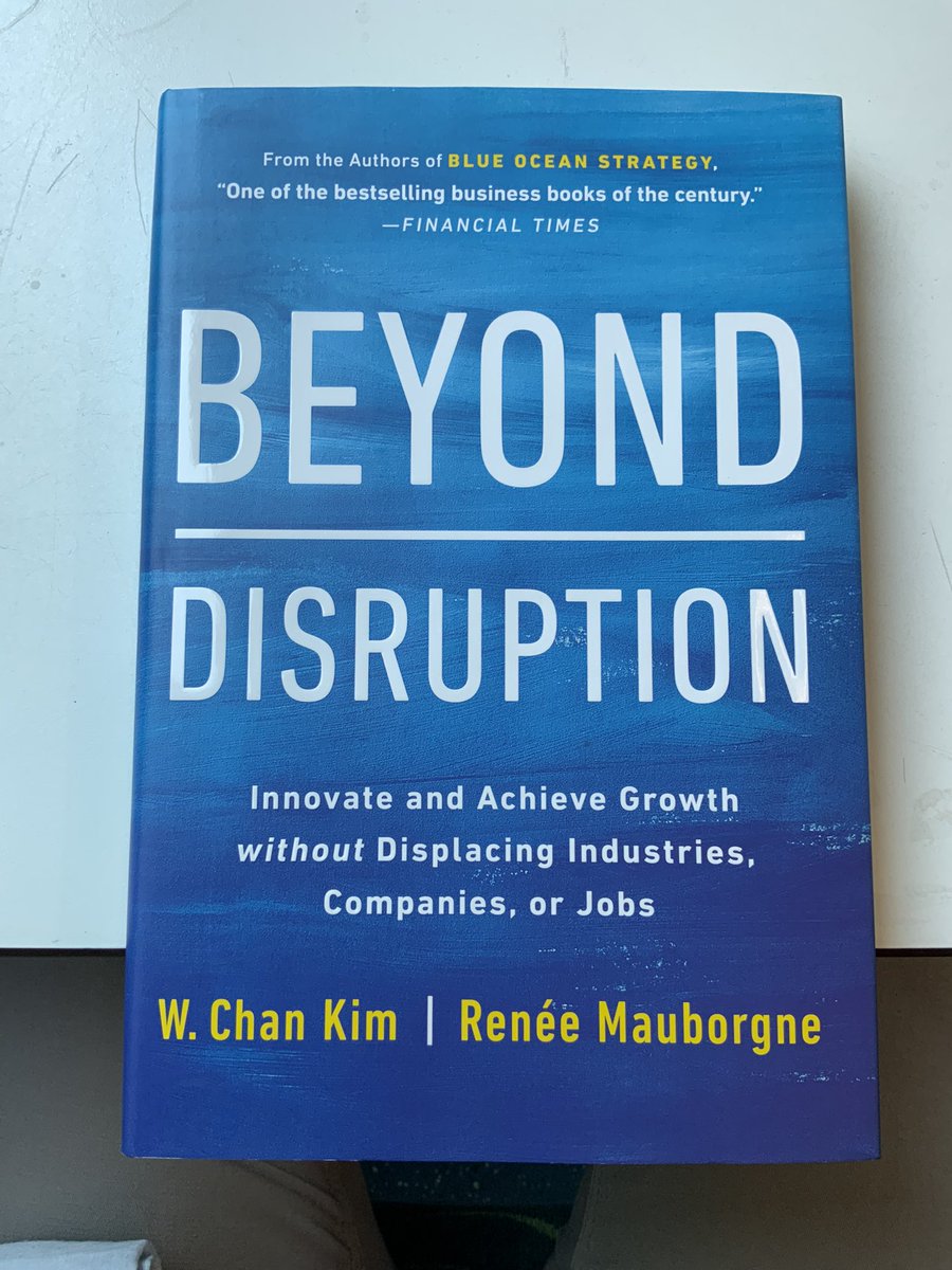 Maliq_O's tweet photo. Got my copy of Beyond Disruption &amp; taking it everywhere with me, ☺️&amp;🥰 each page
Big fan of Chan Kim &amp; Renée Mauborgne
Big believer of ValueInnovation, Nondisruptivecreation
Owner of all 3 books &amp;BO Grad
@BlueOceanStrtgy 
#BeyondDisruption #BusinessStrategy #NondisruptiveCreation https://t.co/mQymprkjwI
