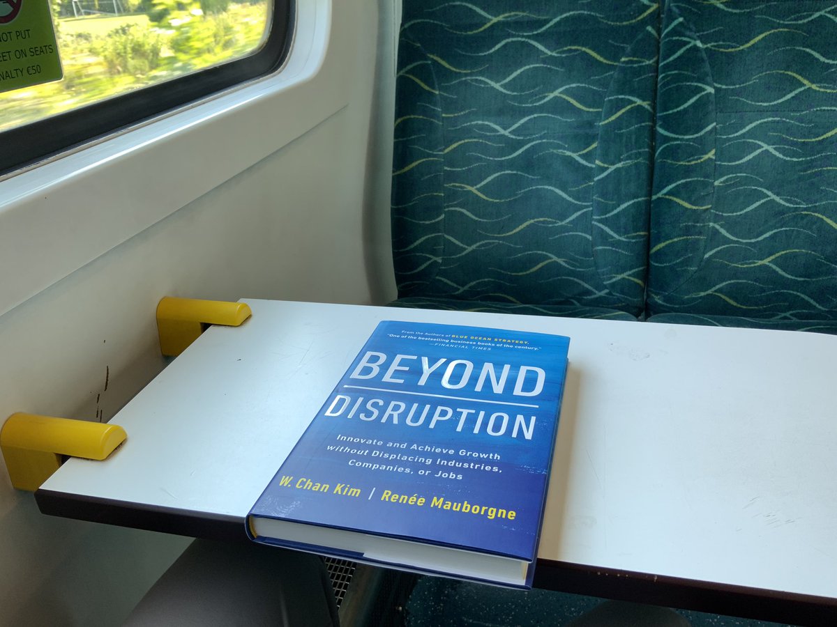 Maliq_O's tweet photo. Got my copy of Beyond Disruption &amp; taking it everywhere with me, ☺️&amp;🥰 each page
Big fan of Chan Kim &amp; Renée Mauborgne
Big believer of ValueInnovation, Nondisruptivecreation
Owner of all 3 books &amp;BO Grad
@BlueOceanStrtgy 
#BeyondDisruption #BusinessStrategy #NondisruptiveCreation https://t.co/mQymprkjwI