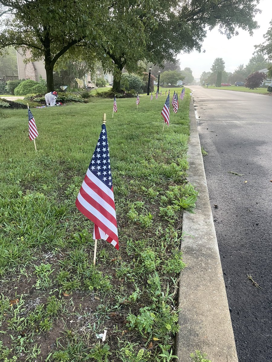 Item 10 on the <a href="/therunchat/">#RunChat 🏃</a> #runchathunt is flags! Another easy one, especially today! Happy Fourth!
