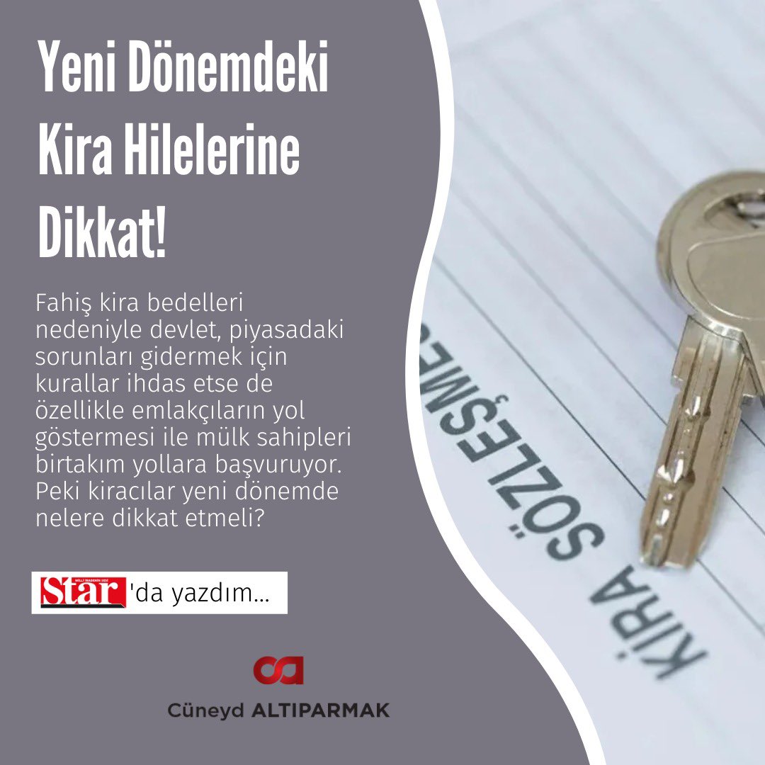 “Yeni Dönemdeki Kira Hilelerine Dikkat”

✅Kiracıları uyarmak , 👉 mülk sahiplerini bilgilendirmek için @StarGazetesi’nde yazdım ✍️

Okuma için👇

m.star.com.tr/acik-gorus/yen…
.
.
.
#AçıkGörüş #KİRACI #Sözleşme #Avukat #Hukuk #KİRA #EVSAHİBİ #Hukuk #Dava #Tahliye %25 #Komşu #Taahhüt