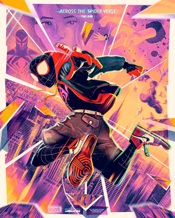 action_returns's tweet photo. Spider-Man: Across The Spider-Verse poster art. #TheActionReturns #TheHorrorReturns #THRPodcastNetwork #Action #ActionMovies #ActionSeries #ActionMoviePodcast #SpiderManAcrossTheSpiderVerse #SpiderMan #Marvel #JoaquimDosSantos #JustinKThompson #KempPowers #HugoFerré https://t.co/fA9A8XeenK
