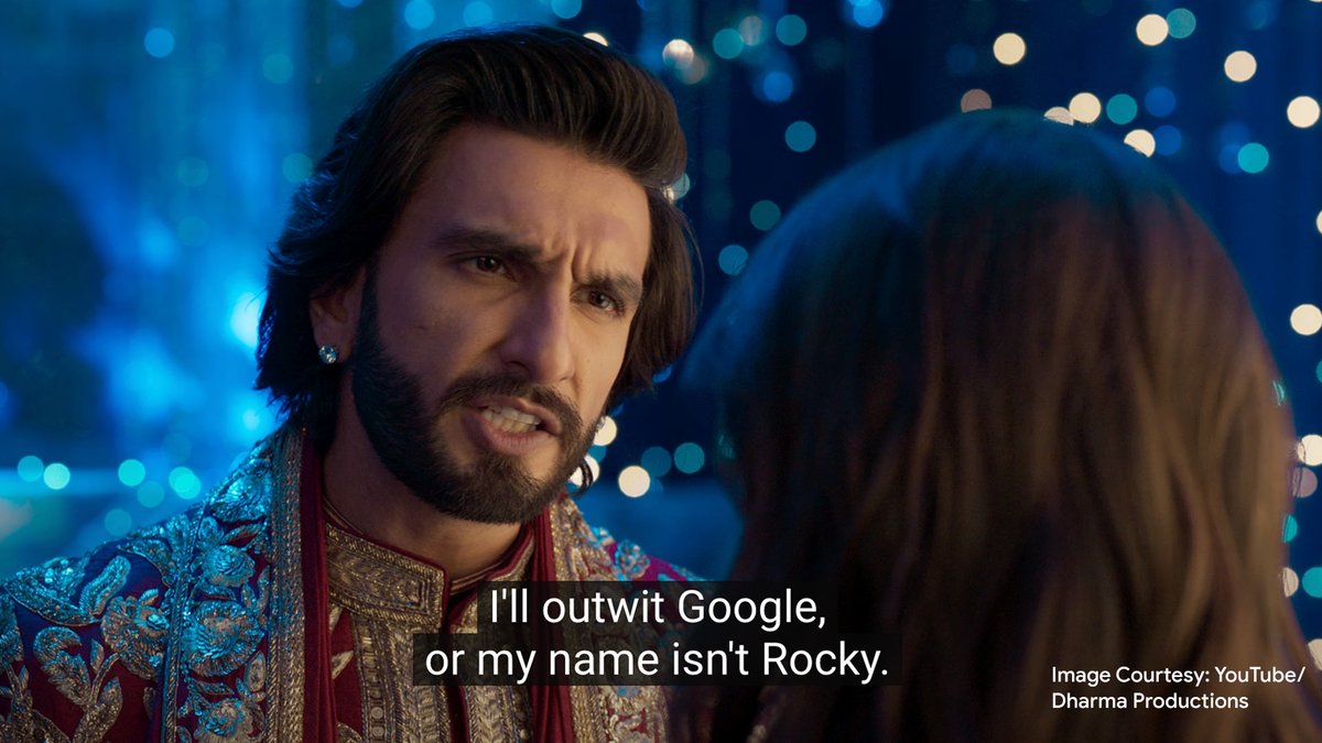 GoogleIndia's tweet photo. it's on @RanveerOfficial 🤭
#RockyAurRaniKiiPremKahaani https://t.co/VWxe0Wrl3n