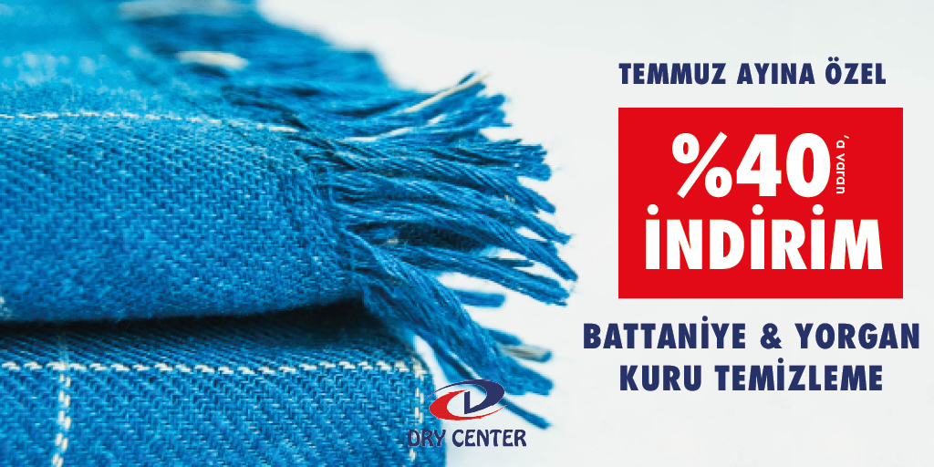 Yorgan ve battaniyelerde Temmuz ayına özel kaçırılmayacak fırsat! Tüm mağazalarda geçerli %35 indirim!  #DryCenter #yorgankampanyası #battaniyekampanyası #indirim #kurutemizleme #ütü