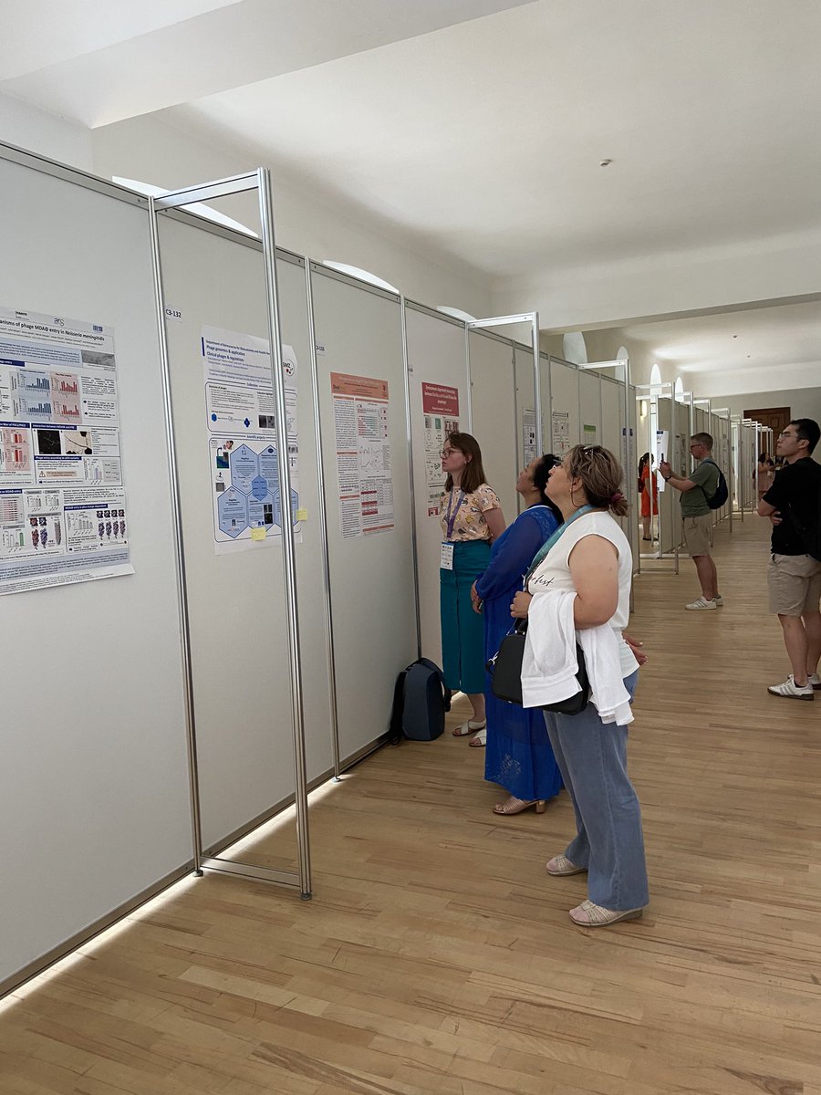 Poster session has begun. Got any questions🤔? Now’s the time to ask! #Vom2023