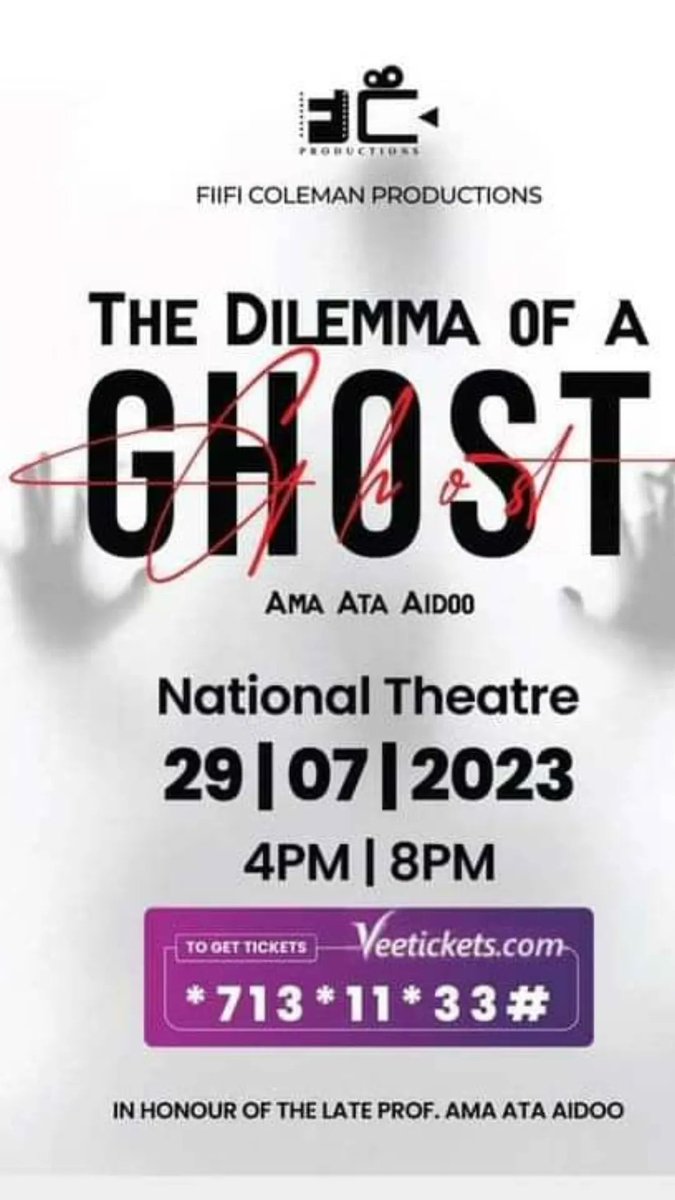 wunpini_fm's tweet photo. A production in honour of our Prof. Ama Ata Aidoo at the National Theatre this month. ♥️🖤 https://t.co/RWpTriUD5v