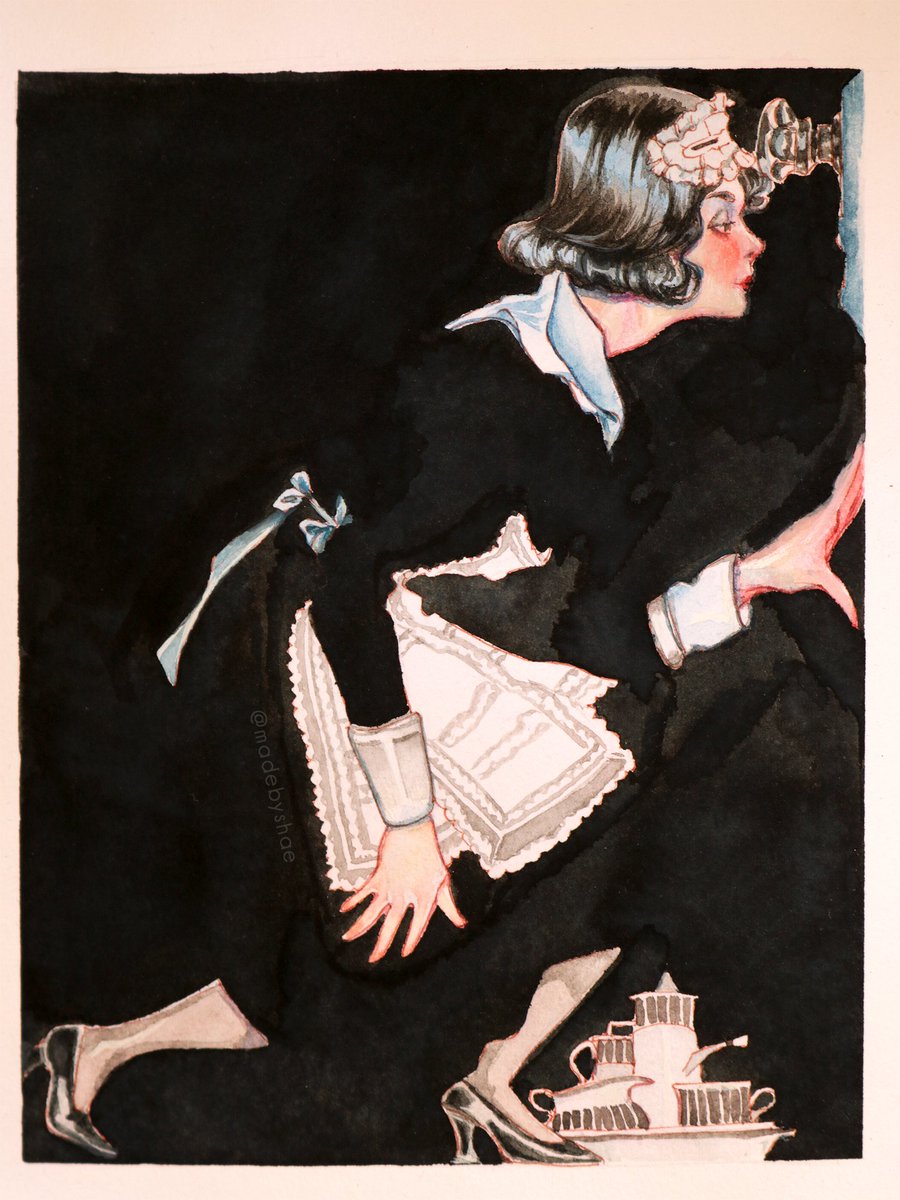 tearmizuart's tweet photo. Month of Masters prompt 1 : Coles Phillips. Love his "fadeaway girls" #monthofmasters #monthofmasters23 #illustration #classicart #vintageart #artstudy #twitterart #watercolor #sketchbook https://t.co/1VHrAe0mD3