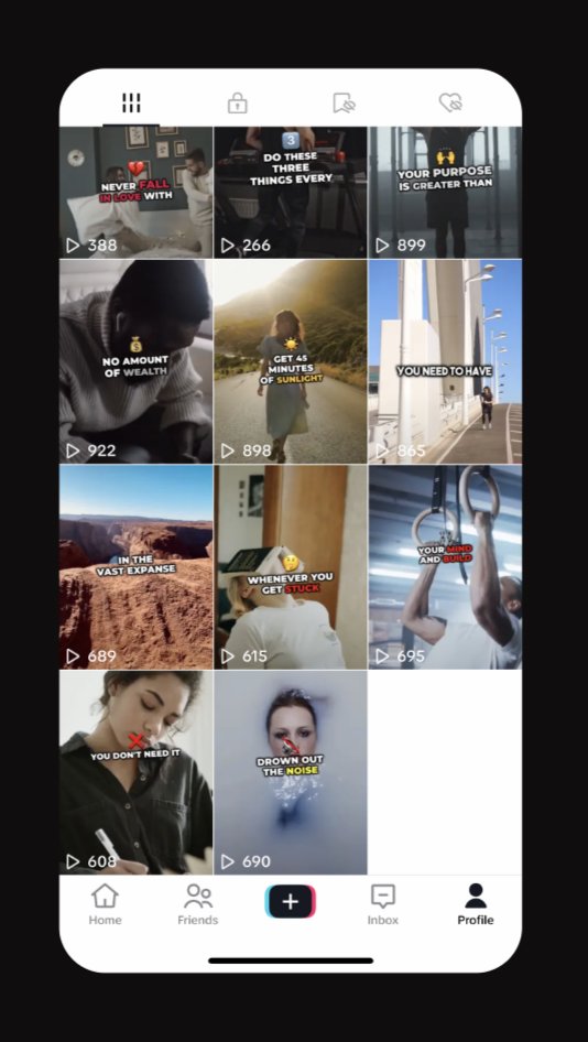 andyiscreating's tweet photo. Results on starting a TikTok account from zero:

• 750 total likes
• 9,430 total views

Only upwards from here. I'm going to grow this one and other Twitter user accounts I'm working with 🔥 https://t.co/nHNiwibjIV