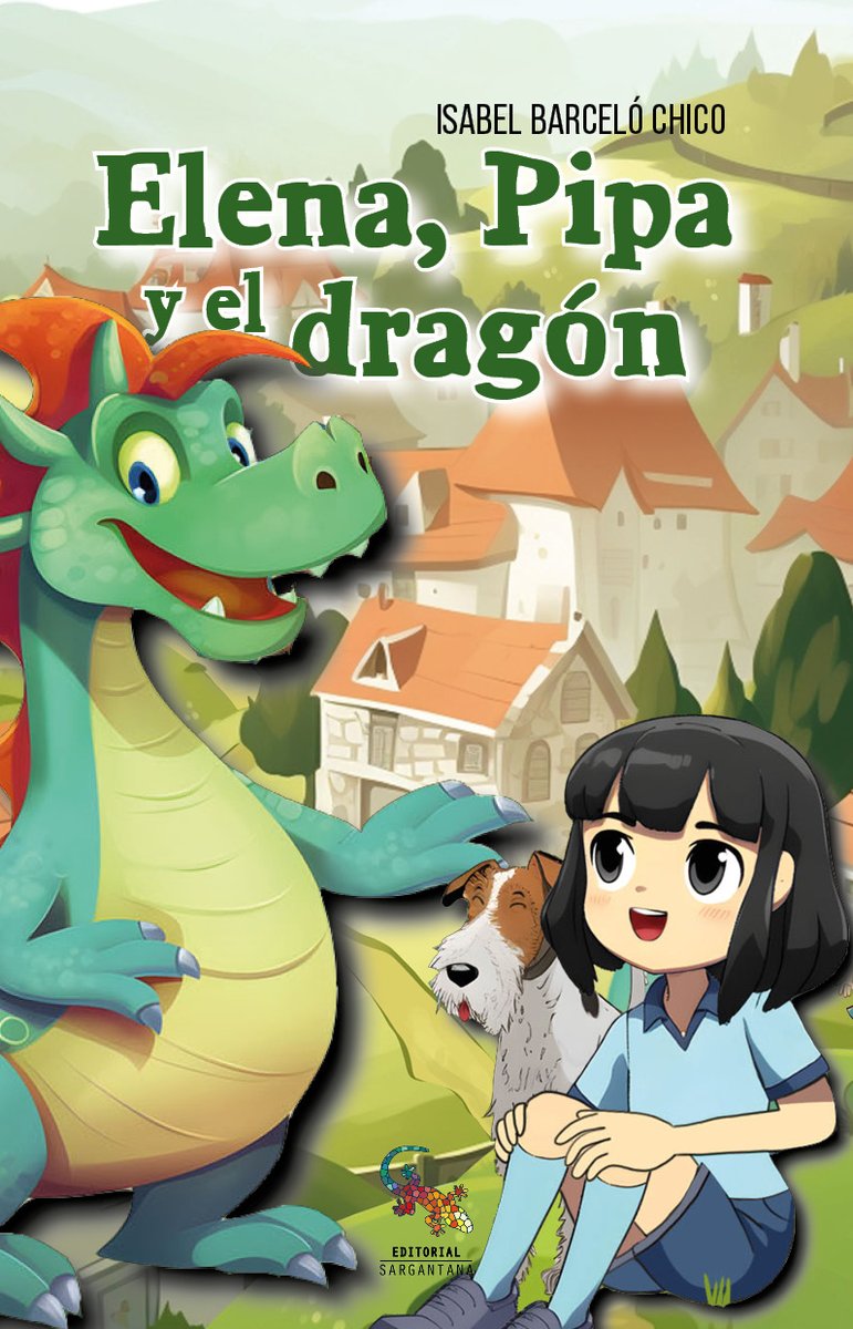 🐉Arriba el moment de descobrir #EscripturaAlsPobles i de conéixer tres personatges. Ells són ‘Elena, Pipa i el drac', i són també el títol de l’últim conte de la saixenca Isabel Barceló!