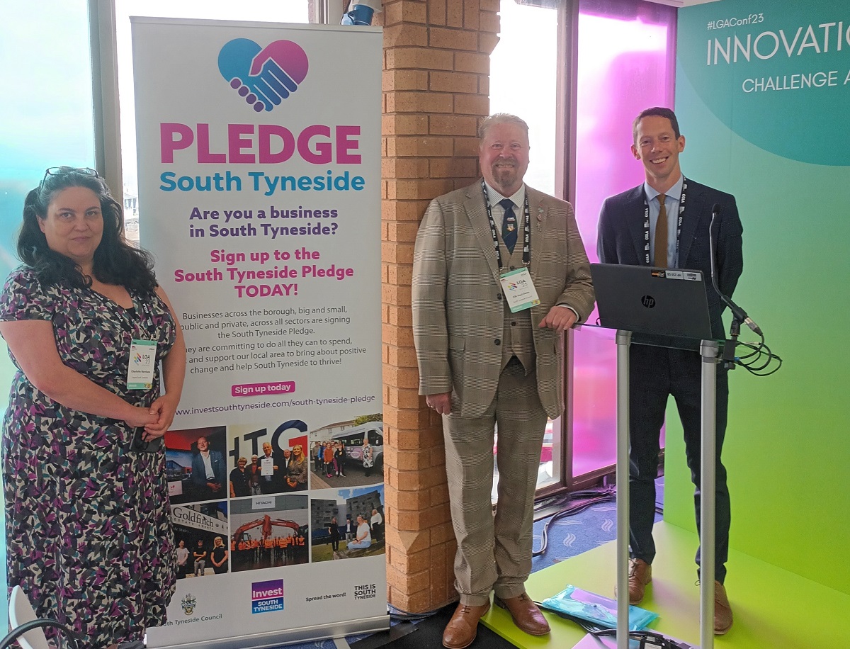 The South Tyneside Pledge is being showcased at a national conference today in a bid to share ideas to help other areas to adopt the innovative, collaborative way of working that has been taking place in the borough. @LGAcomms #LGAConf23 #LocalGov #LGAIZ investsouthtyneside.com/south-tyneside…