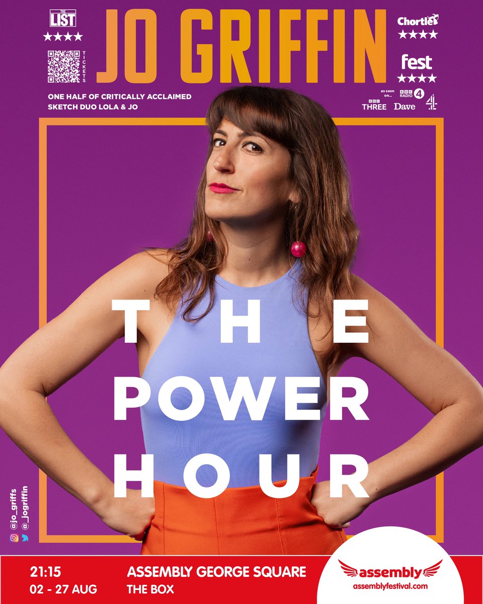 EDINBURGH POSTER! 🍇🍊🍒 

📸: Making me look exponentially better than I do IRL <a href="/beccarr11/">Rebecca Need-Menear</a> 
🎨: Hairy nipples hidden by the classiest font / design <a href="/Williamandrews/">William Andrews</a> 
🎬: Director / comedy wife / therapist <a href="/lola_stephenson/">Lola Stephenson</a> 

📍<a href="/AssemblyFest/">Assembly Festival</a> George Sq Gardens ⏰ 9:15pm 2 - 27 Aug