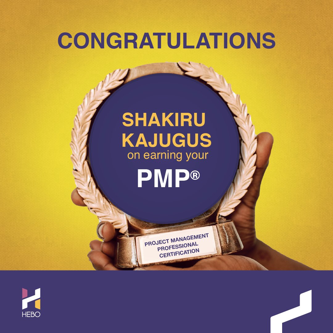 We celebrate #ShakiruIdrissaKajugus from <a href="/TGDCTanzania/">TGDC Tanzania</a> for successfully passing the #PMP certification exam today 🥳🥳
This achievement is a testament to his dedication and drive towards growing and excelling and delivering value in projects #ProjectManagement #PMP #Success