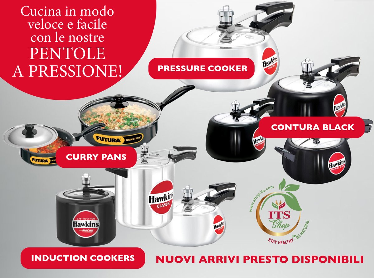 ShopITS2's tweet image. Cucina in modo Veloce e Facile 📷
Con le nostre Hawkins Pentole  a Pressione e Induzione.
Solo cose buone su shop-its.com

#hawkins #hawkinspentole #cookingpans #pentoleapressione #PressureCookers #cookingeasy #cookeasy #cookingfast #cookfast #yummyfood #induzione