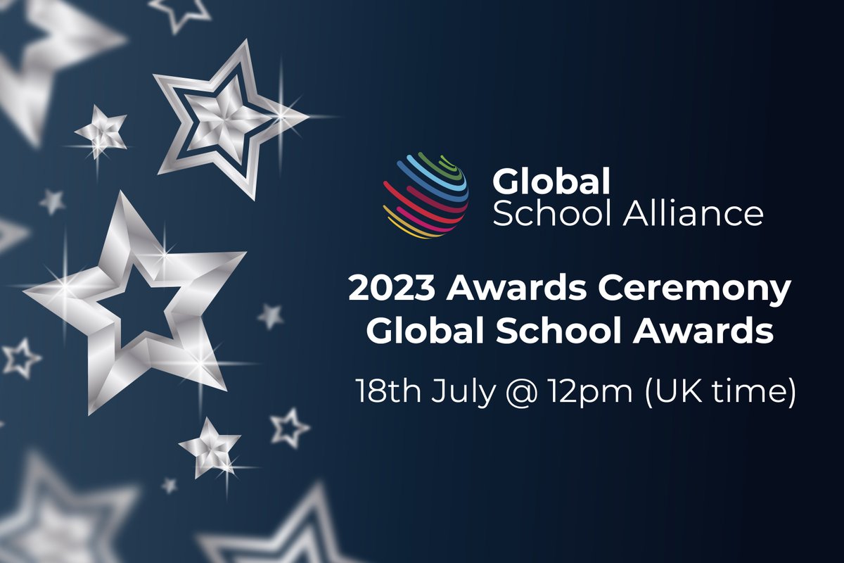 We are delighted to be celebrating our schools' outstanding global commitment at this year's online awards ceremony.

🗓️ Tuesday 18th July @ 12pm (UK time).

Register your attendance 👉 globalschoolalliance.com/virtual-confer….