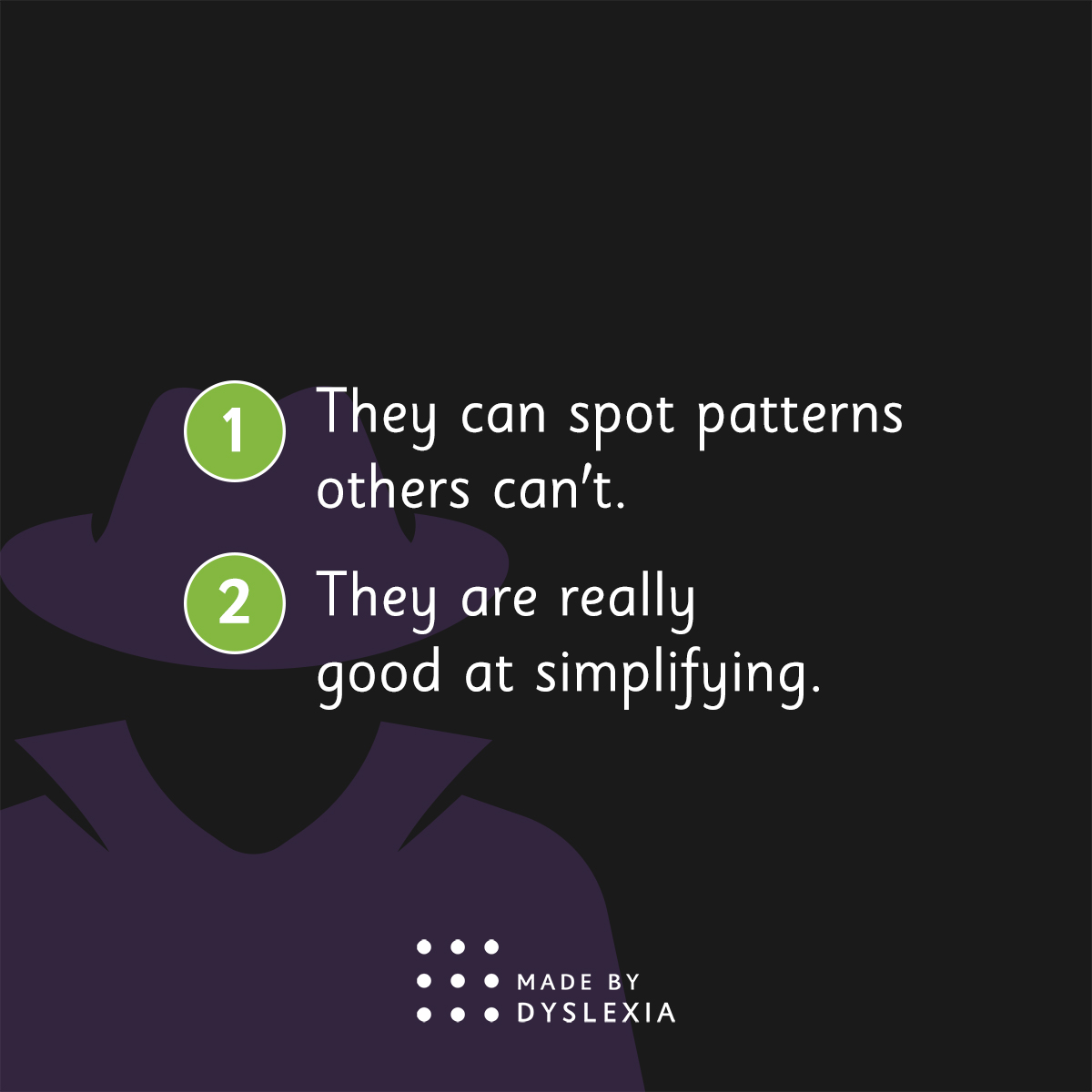 MadeByDyslexia's tweet photo. Why do dyslexics make such good spies? 🕵️

@Kate_Griggs asked Former Director of @GCHQ, Jeremy Fleming at this year's World Dyslexia Assembly.

See if you can guess the correct answer(s) below 👇

PLUS hear more about why dyslexics make great spies at https://t.co/juCUzoPg3c. https://t.co/zumN4ez2TO