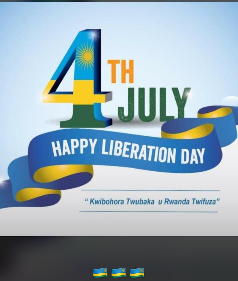 Happy liberation day #Kwibohora29