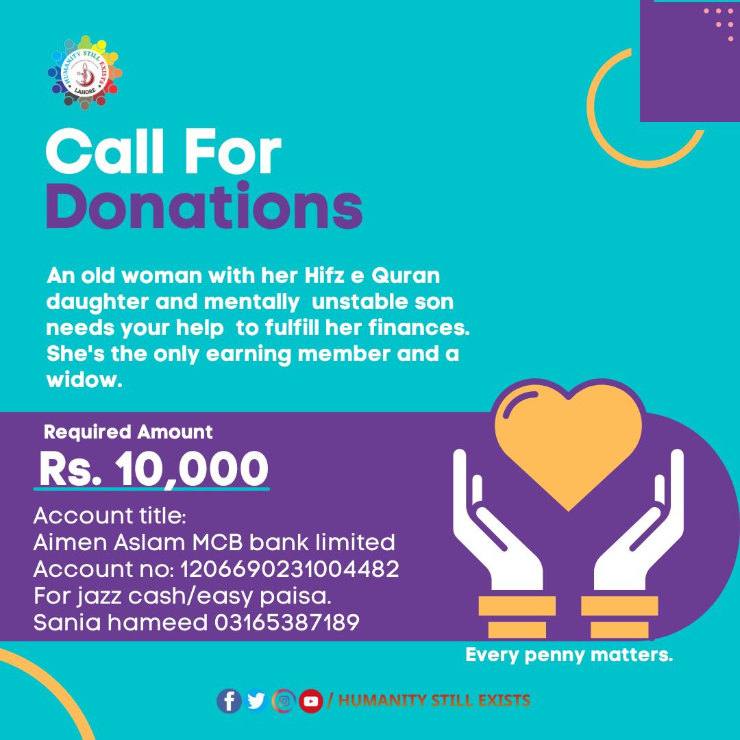 HseFjmuLc's tweet photo. *AoA, Everyone must donate and share it please!* https://t.co/WMJslN0V05