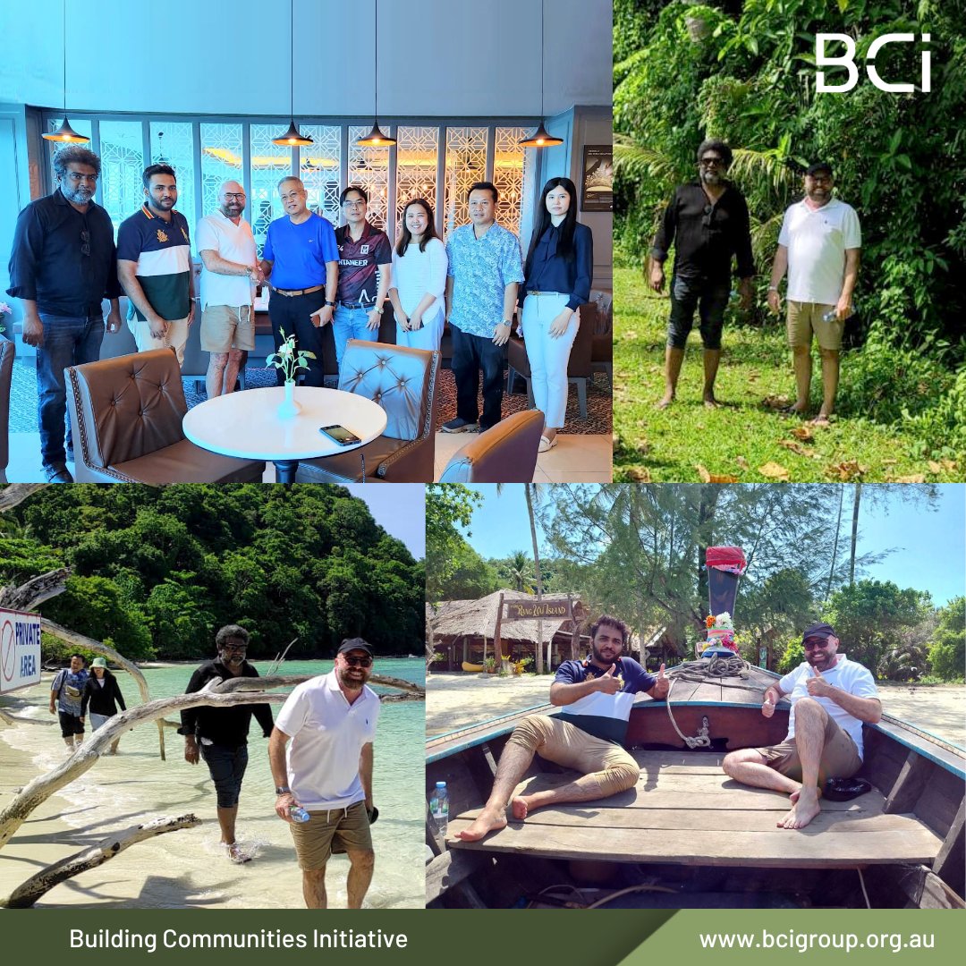 Journey 🚣‍♀ from the mainland to Rang Yai Island 🏝

#BCI #BuildingCommuninitiesInitiative #BusinessTravel #Teamwork #ProjectUpdate #ExecutiveVisit #PhuketExperience #NatureBeauty #BeachLife #Networking #RangYaiIsland #CorporateAdventure #Thailand