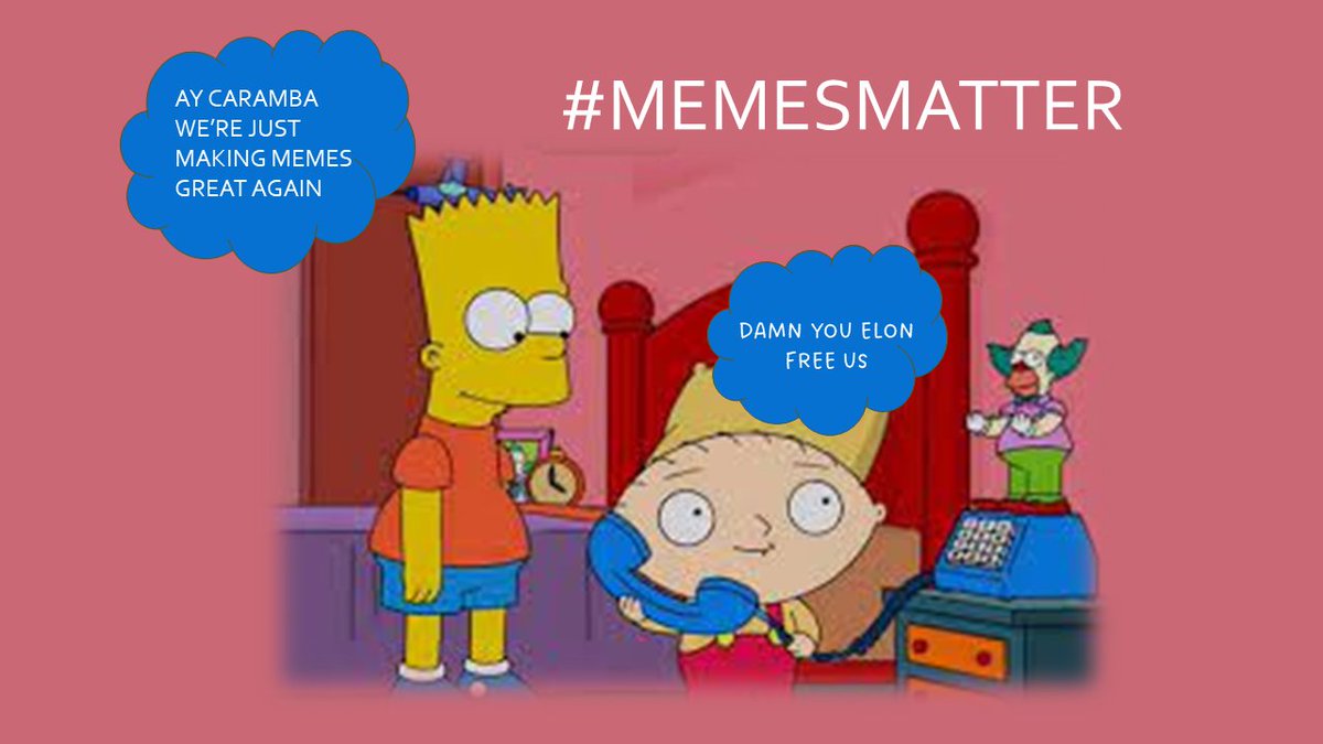 Stewie_Token's tweet image. #FREESTEWIE #FREEBART #FREEUS @StewieToken_ETH @Bartoshi_BSC @BART_BNB