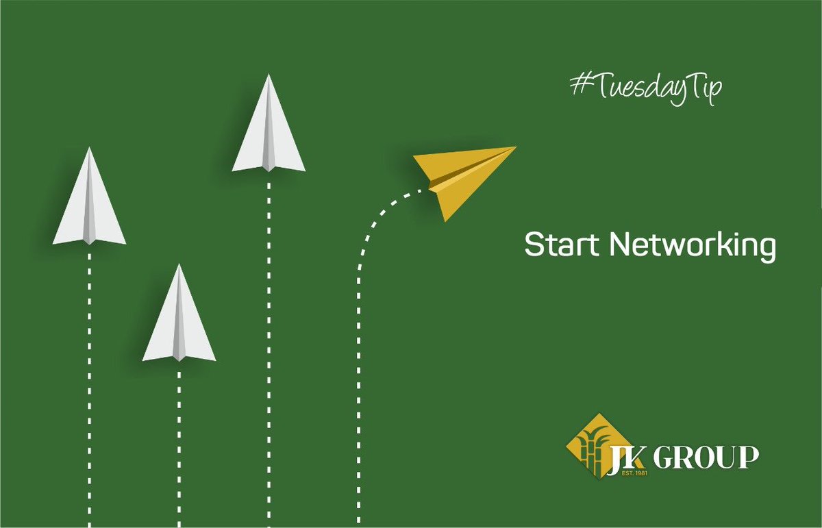 Networking is a vital tool that opens doors to opportunities, both personally and professionally. So, it's time to start establishing meaningful connections today. 

#Networking #NetworkingTips #NetworkingBusiness #TuesdayTip #JKIndia #JKGroup #BusinessTips #TuesdayTip