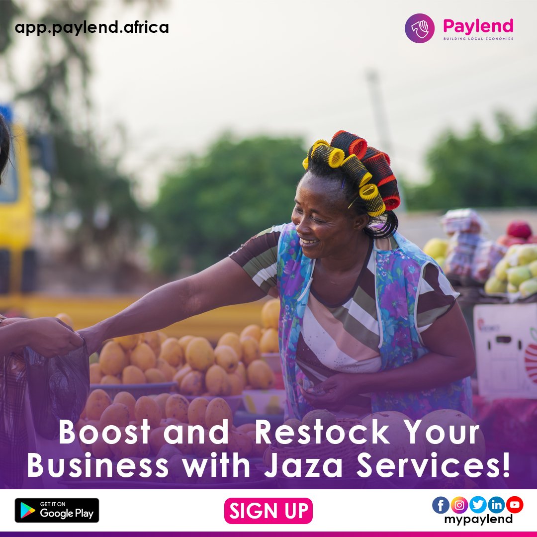mypaylend's tweet photo. Keep your business running smoothly! Discover how Jaza Services can help you replenish your inventory and fuel your growth. Read  more on our latest blog post to learn more: https://t.co/0oEBD4PYs7  #JazaServices #BusinessGrowth  #mypaylend #Empowerment #BuildingLocalEconomies https://t.co/eEDglkq27t