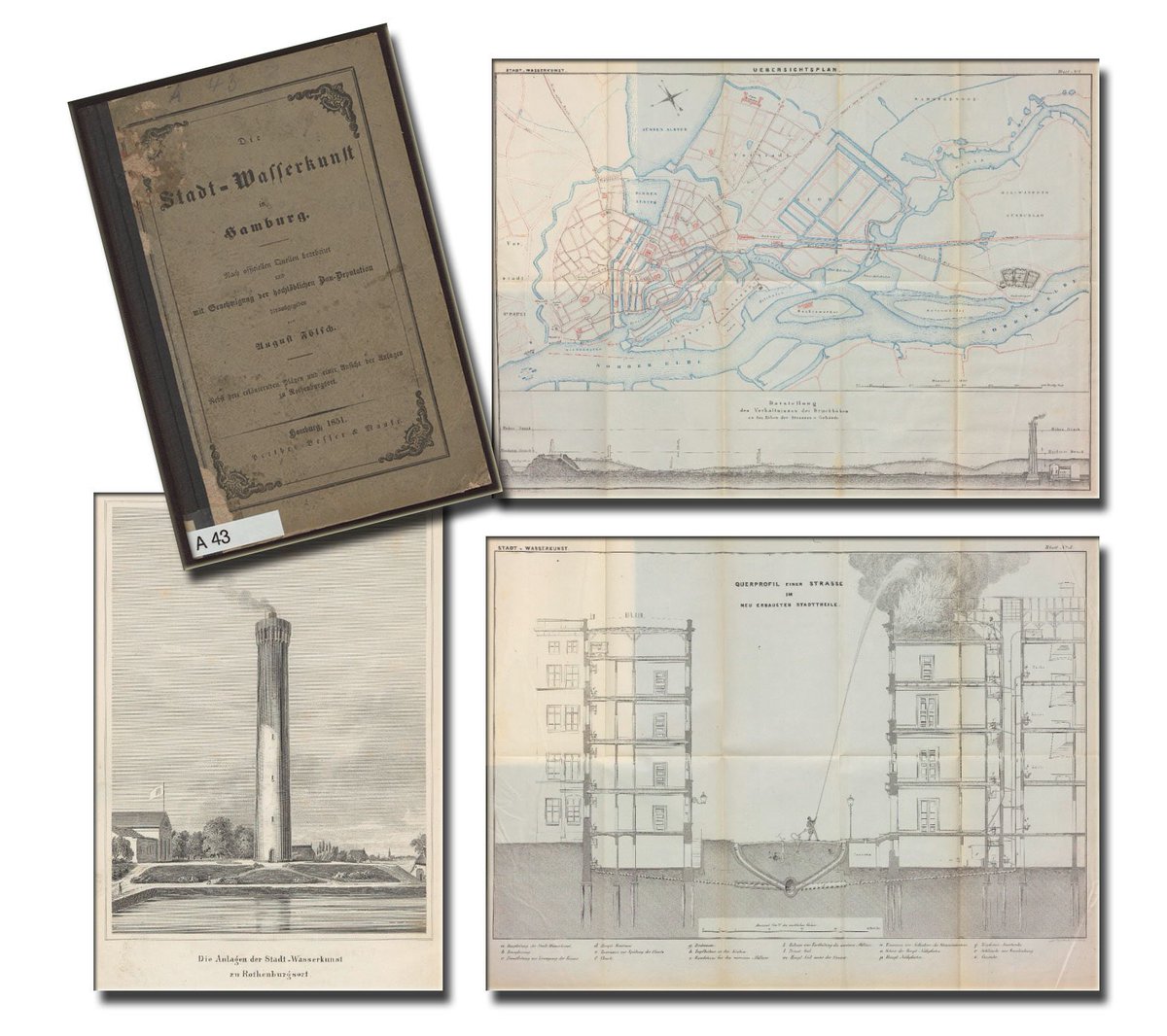 #HamburgerKulturgutDigital: Die Stadt-Wasserkunst in Hamburg von August Fölsch (1851) mit ausführl. Beschreibung der neuen Wasserversorgung in HH/Rothenburgsort: resolver.sub.uni-hamburg.de/kitodo/PPN1670…. Digitalisiert in „Hamburger Kulturgut im Netz“ für die Bibliothek der Hamburg Port Authority.