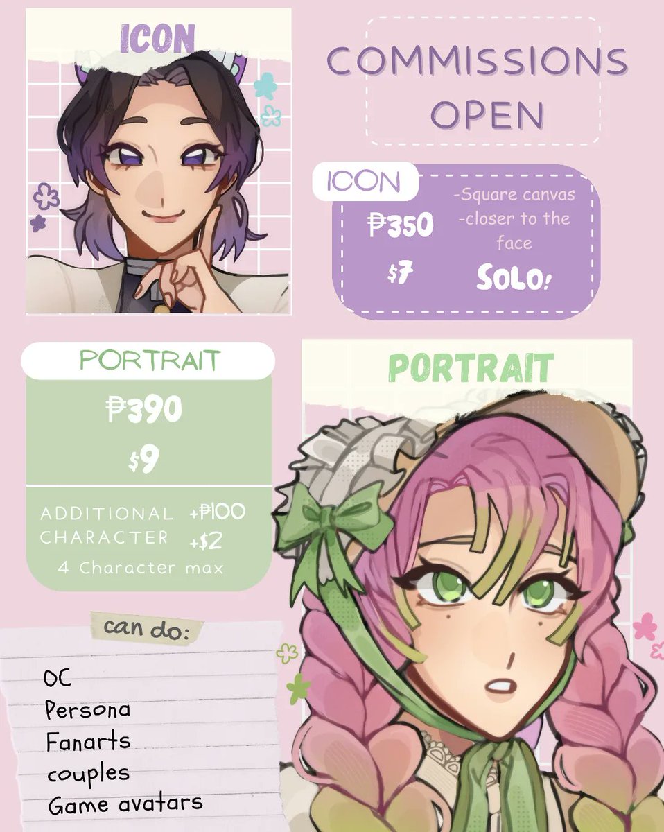 Kyoupogi_'s tweet photo. Hello!! #commissionsopen <33
Slots [1/6]🌸 feel free to dm :3 
#Commission #art #drawing https://t.co/EYa5pzr002