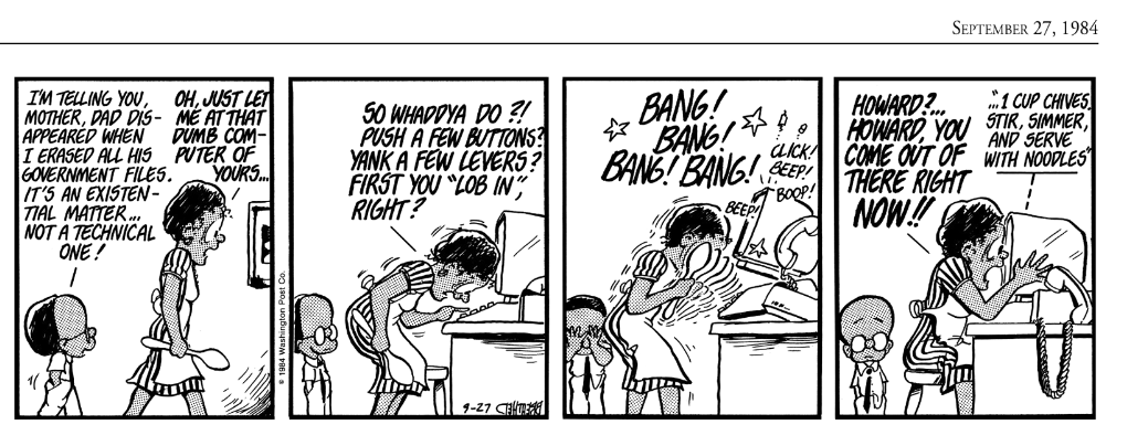 WolfMcNally's tweet image. Ah, the comics of my youth. #BloomCounty