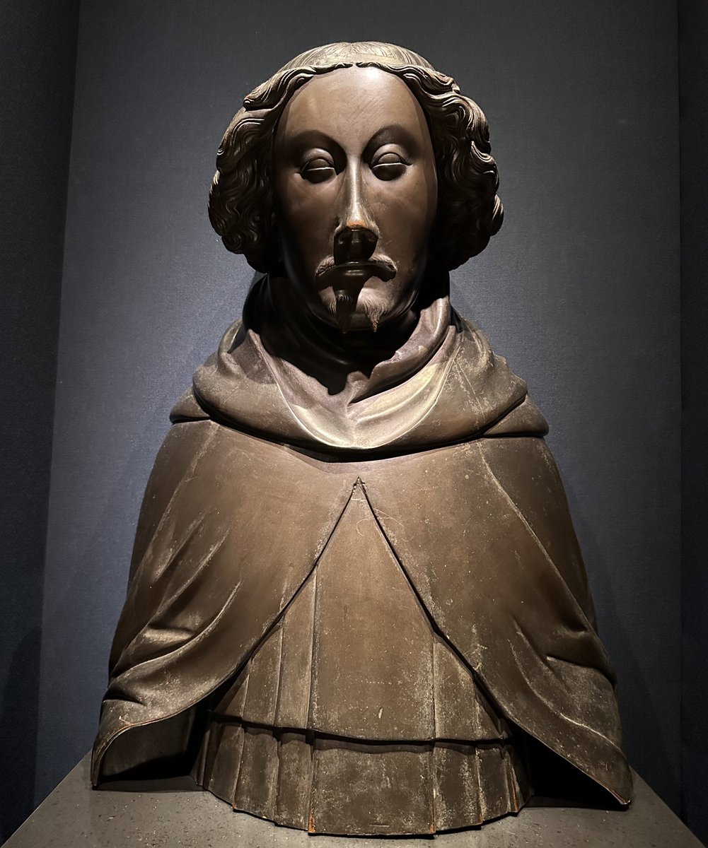 drdan_o's tweet photo. At @NPGLondon take a look at these brilliant casts of the tomb effigies of Edward III and Richard II. They were made by Domenico Brucciani in 1873 and offer a slightly haunting opportunity to stare into the eyes of these medieval effigies #medieval #deathhistory #npgfirstlook https://t.co/CKiRjxSlGX