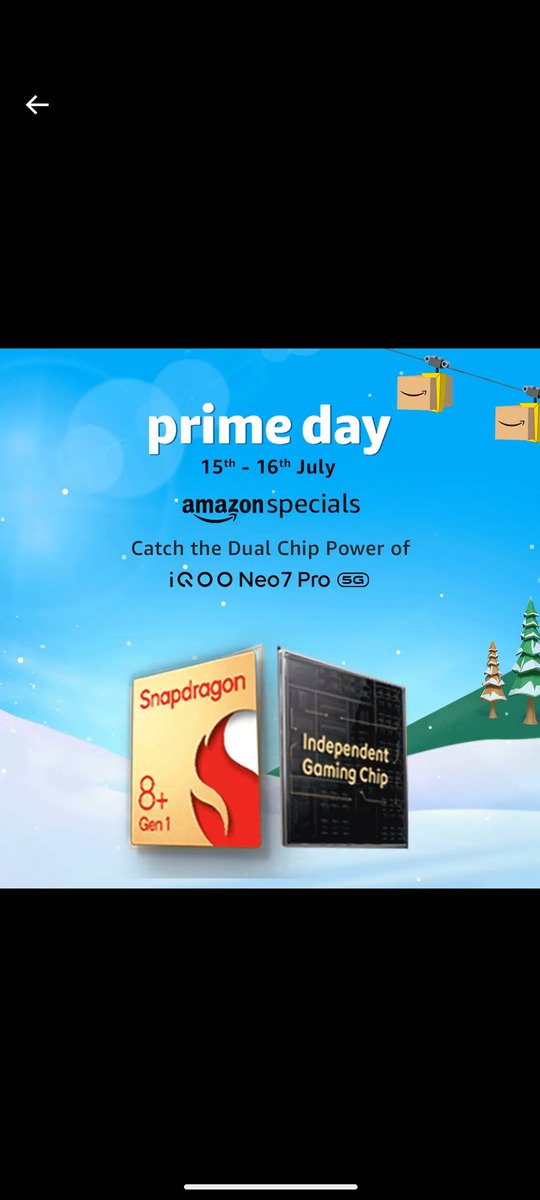 sanchit_wake's tweet photo. @amazonIN Done

#IQOONeo7Pro5GOnAmazonSpecials #Amazon #PrimeDay #AmazonPrimeDay #AmazonIndia #ContestAlert #ContestIndia #ContestsOnTwitter #Giveaways https://t.co/hl03kUTdU5