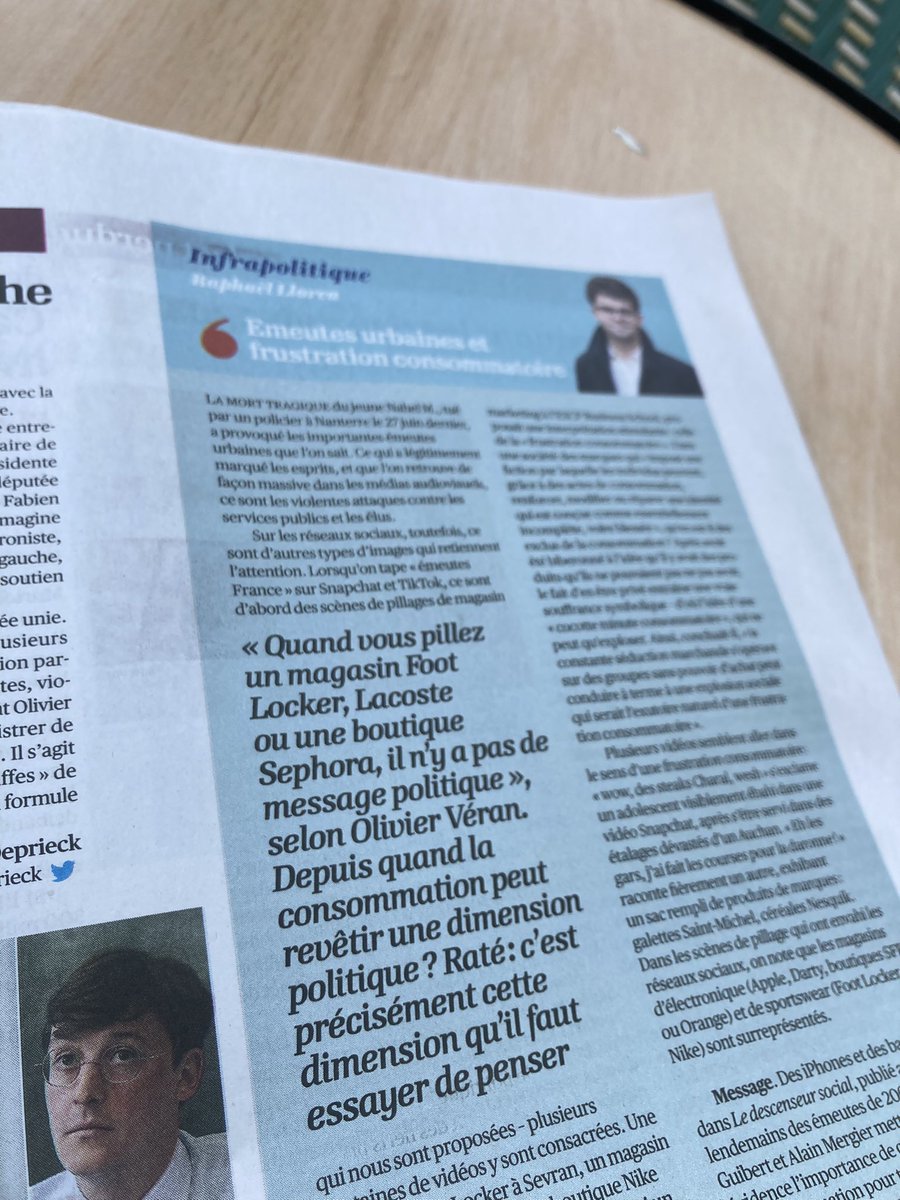 De quoi les pillages des magasins Nike, Sephora et Zara sont-ils le nom ? Tentative de réponse dans <a href="/lopinion_fr/">l'Opinion</a> de cette semaine, avec le concept de « frustration consommatoire » qui a émergé lors des émeutes urbaines anglaises de 2012