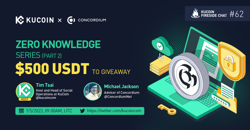 kucoincom's tweet photo. Tune in on our upcoming #KuCoin fireside chat with @concordium as the Zero Knowledge Twitter Space Series continues!

🎁$500 Giveaway (10 winners)
1️⃣ Follow @kucoincom &amp; @concordium
2️⃣ RT &amp; tag 2 friends
3️⃣ Join the space

✅Set a reminder
