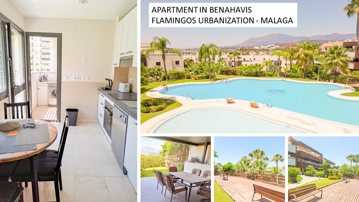 Inmuebles_Rent's tweet photo. Piso en Urbanización Los #Flamingos (#Benahavís - #Malaga ). Terraza 186 m2.  Salón-comedor. Cocina independiente. 2 dormitorios. 2 baños completos. * Garaje. Trastero.
Info: https://t.co/xxuSP09eY1 https://t.co/bpMUDld0lm