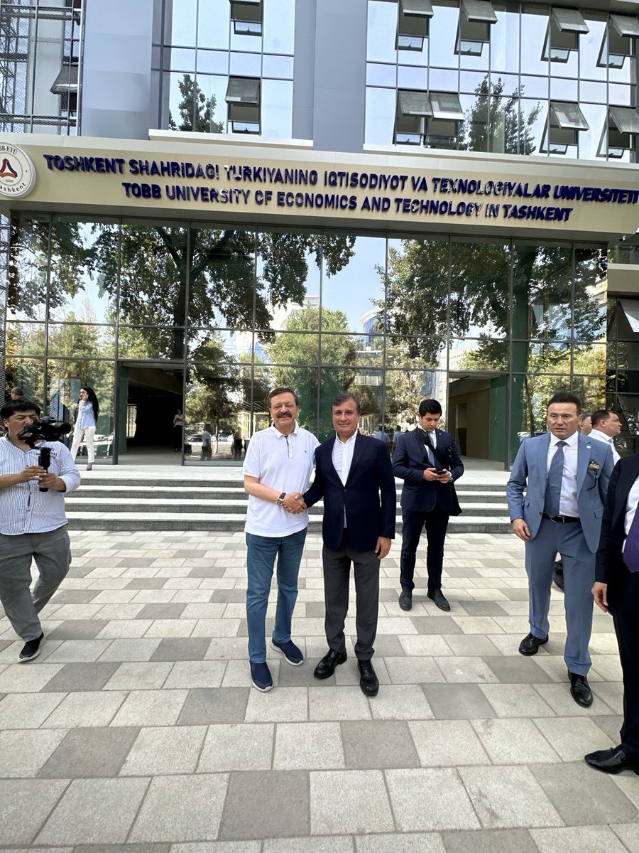 The delegations participating in the meeting of the Union of Turkic Chambers of Commerce and Industry paid a working visit to the new premises of TOBB University of Economics and Technology in #Tashkent and came together with the students. As it is known, the opening of Tashkent…