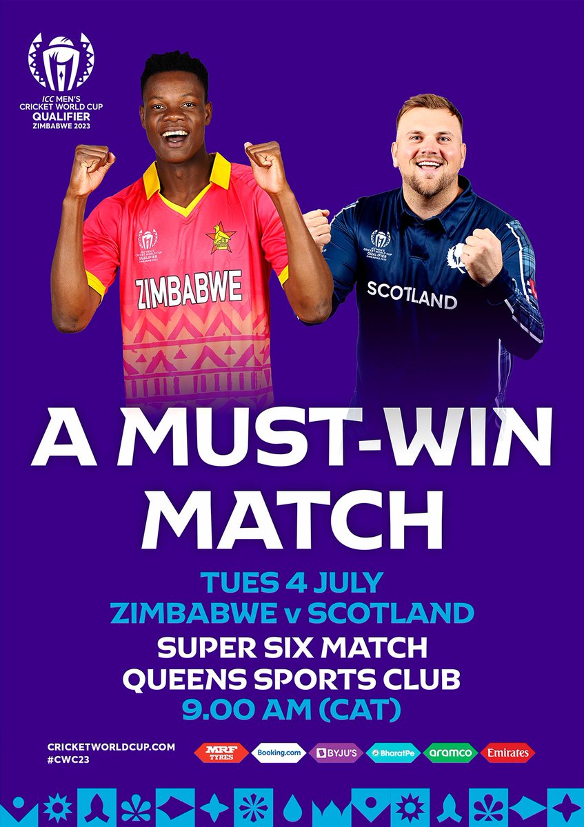 It's time for exciting match as Zimbabwe takes on Scotland in a must WIN match and the #Sanctuaryinsurance family are behind the boys. #CWC23Qualifiers #ZIMvSCO