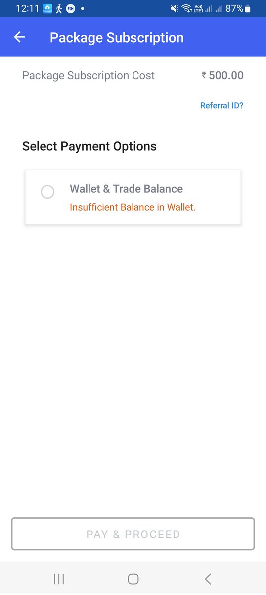 hkonweb's tweet photo. @PayNearby main package purchase karna chah raha hoon kafi time se lakin apki app error de rhe hai or usme upi ka option nhi aa raha hai. Destop version mein nhi error aa raha hai. https://t.co/YuhpGeKhCx