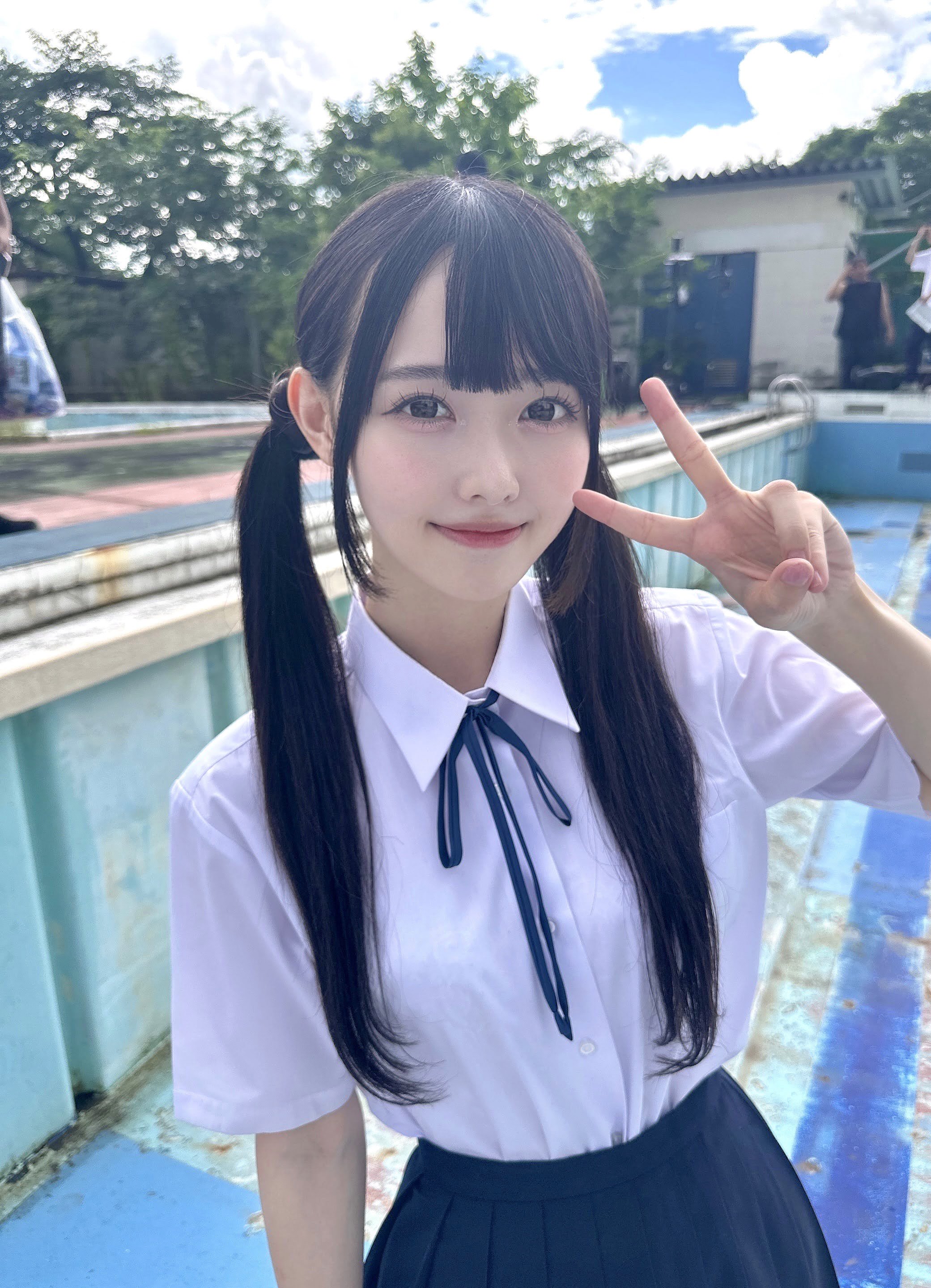 高嶺のなでしこ 松本ももな 直筆 サイン 生写真 初恋のひと