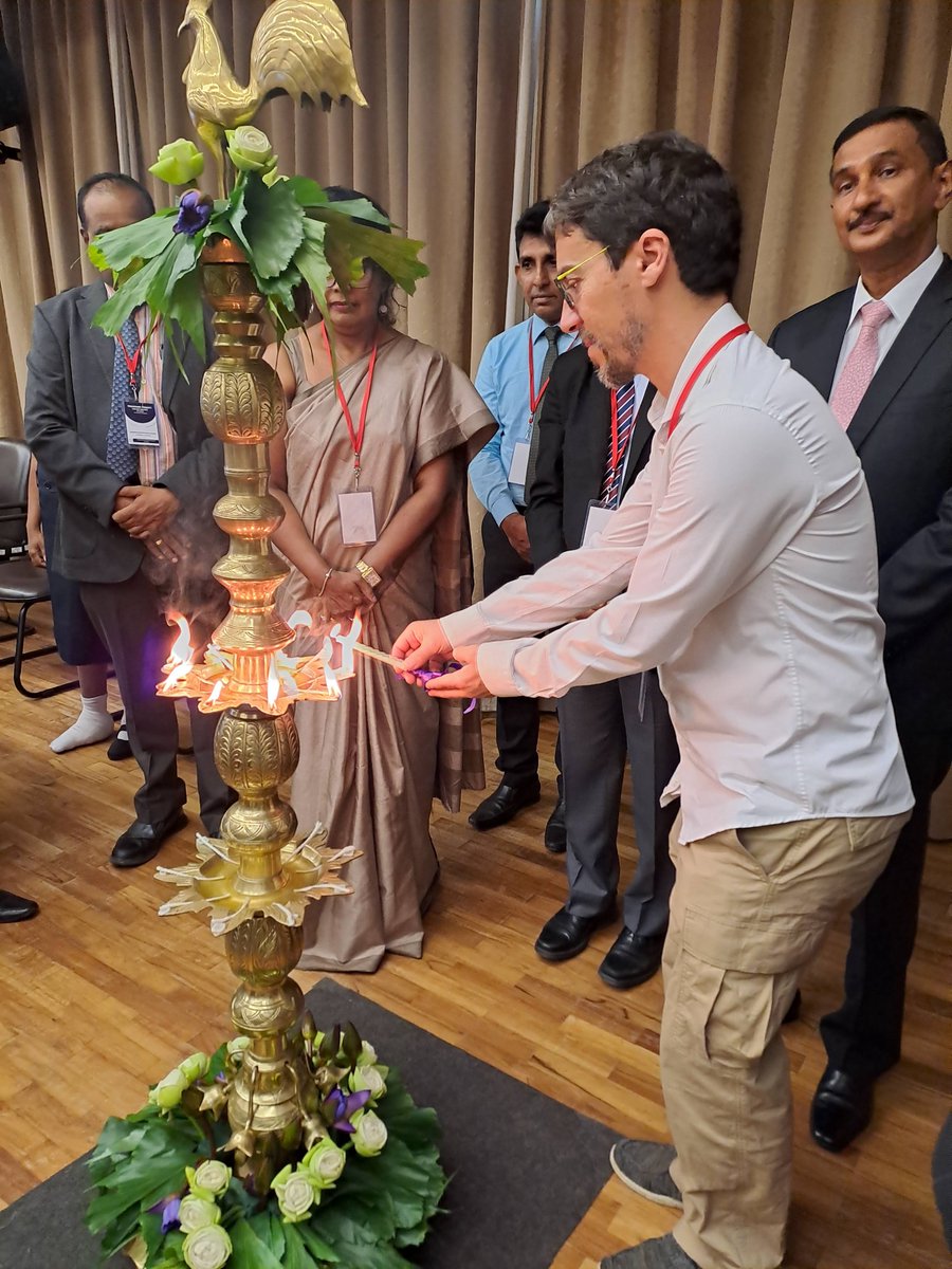 transmed2022's tweet photo. Ready, set, go!
The inaugural session of our Kick-off meeting at National #Blood Transfusion Service of #SriLanka commenced with the lighting of the Ceremonial Lamp by the consortium members.
#TRANSMED #erasmusplus #erasmusplusproject #transfusionmedicine @EUErasmusPlus https://t.co/3lKYps0lLL