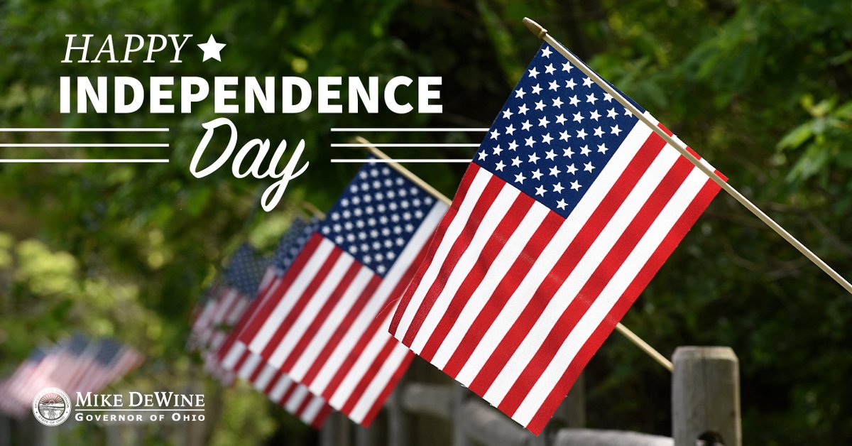 Fran and I wish you a safe and happy Independence Day!