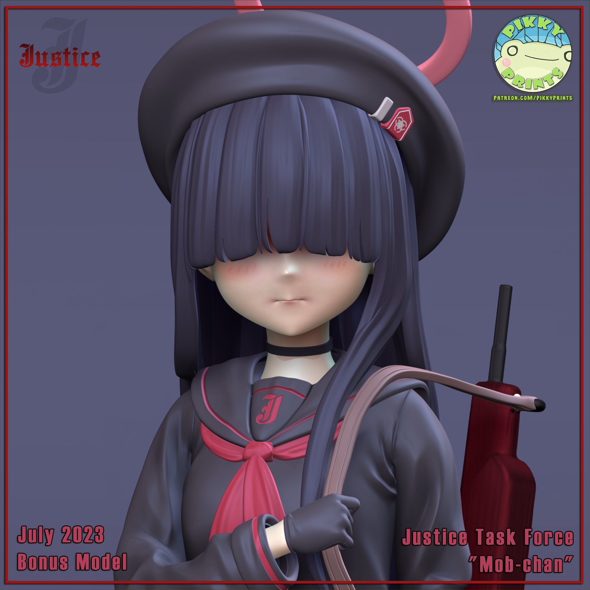3D file ZeroTwo- STL Darling In The Franxx Anime Figurine for 3D Printing  👧・3D printable model to download・Cults