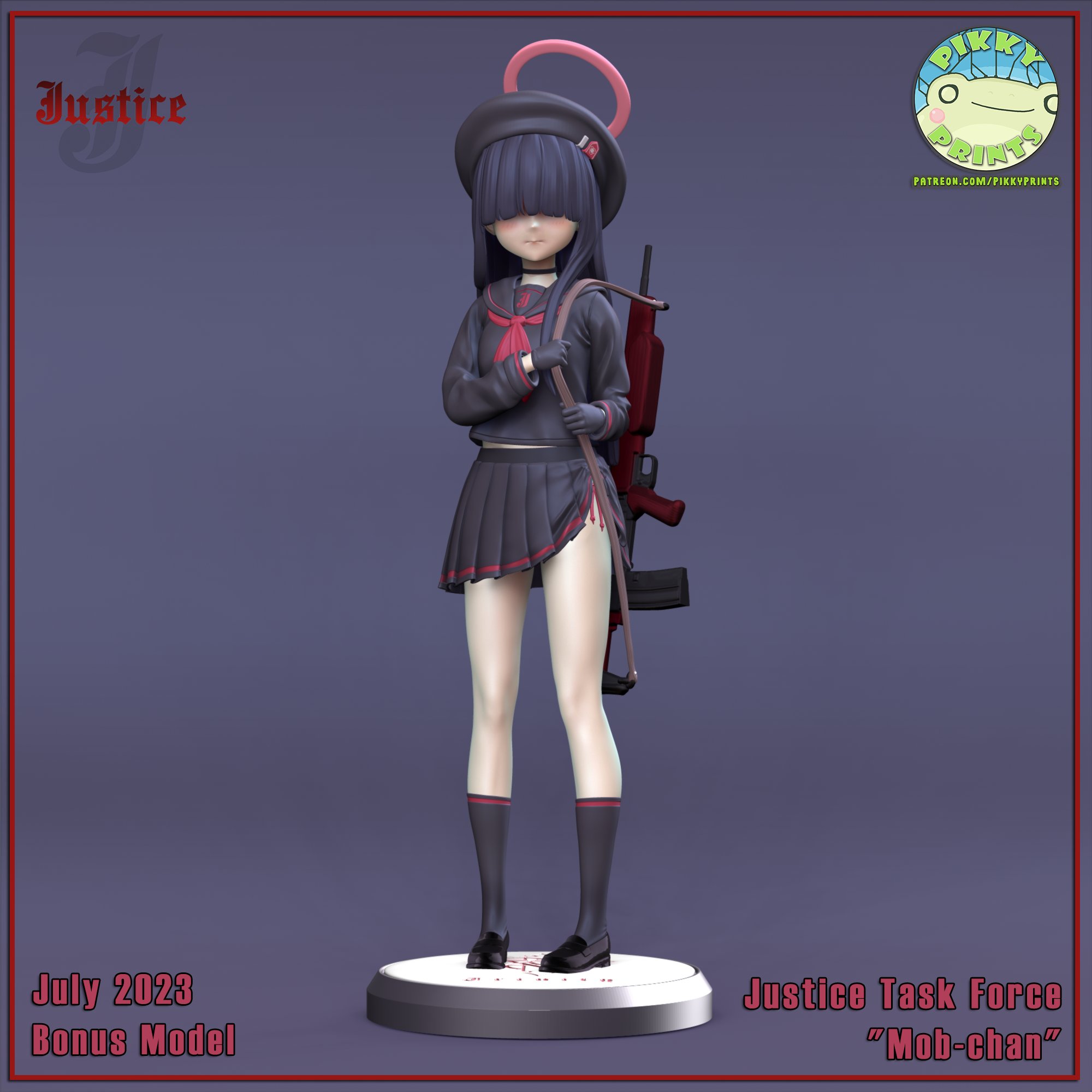 3D file ZeroTwo- STL Darling In The Franxx Anime Figurine for 3D Printing  👧・3D printable model to download・Cults