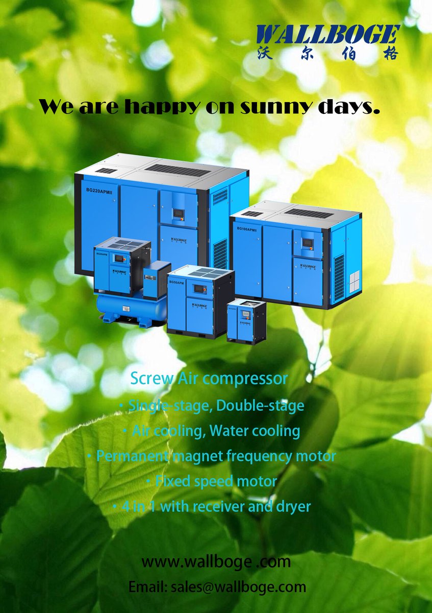 gemma_pan's tweet image. Compressed Air Energy Saving Solution
We have what you need.
#aircompressor #screwcompressor #inverter #fixedspeed #permanentmagnetfrequency #assemble #integrated