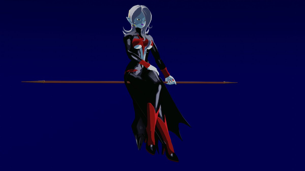 DBZChronicles's tweet photo. Made Towa in Blender who is voiced by @Coolartist1110 in Dragon Ball Chronicles...which is not dead...yet... https://t.co/Sf92ySKW1j