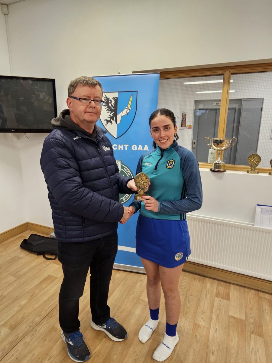 Well done to Mia White, runner up in the U16 Connacht Camogie Puc Fada Final