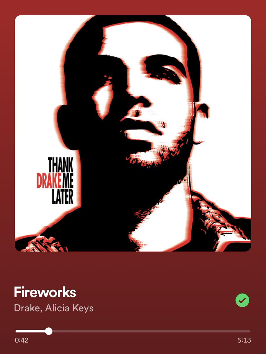 DaysOnRepeat's tweet image. I’m not one for traditions, but listening to fireworks by drake on the 4th of July is a non-negotiable