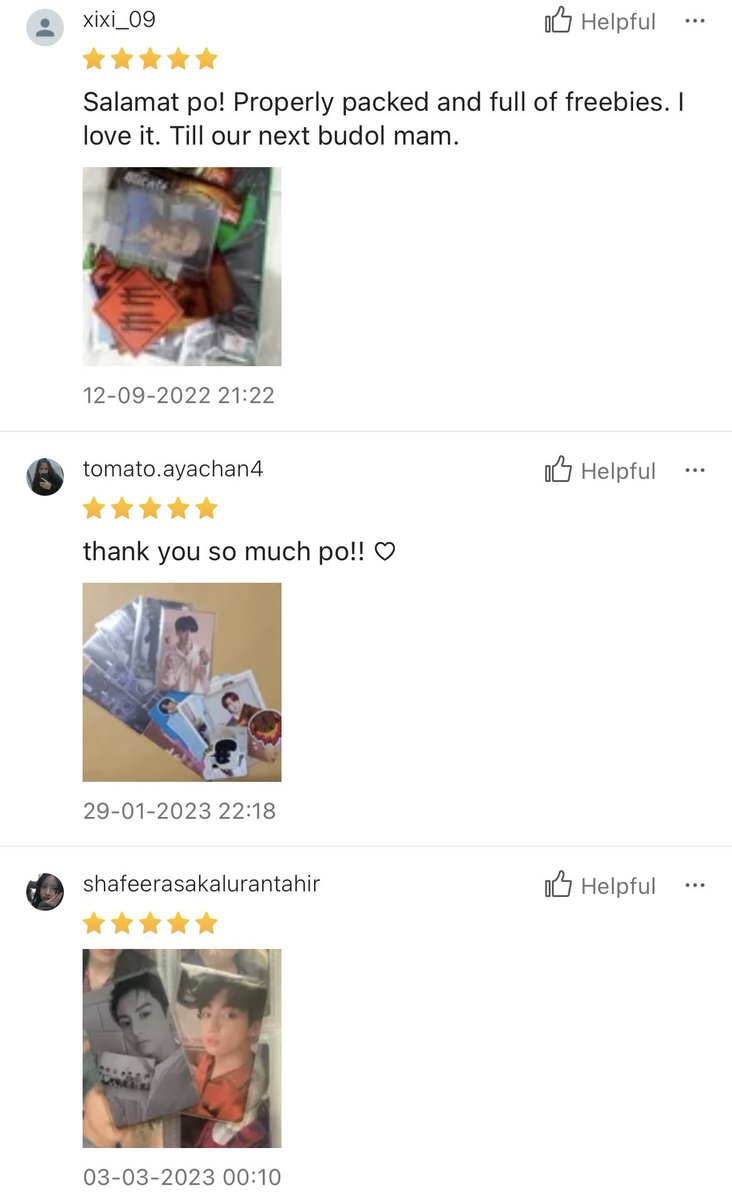 JustRandomItems's tweet image. Feedbacks/Reviews