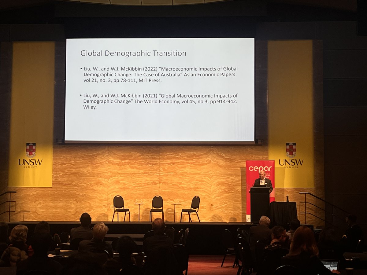 CEPAR (@cepar_research) on Twitter photo The #CEPARconference panel session on Macroeconomic Risk & Demographic Change is currently underway, with <a href="/ANUCrawford/">ANU Crawford School of Public Policy</a>'s CEPAR Chief Investigator @WarwickMcKibbin and <a href="/AdamJTriggs/">Adam Triggs</a>, and <a href="/WorldBank/">World Bank</a>'s Ayhan Kose The #CEPARconference panel session on Macroeconomic Risk & Demographic Change is currently underway, with <a href="/ANUCrawford/">ANU Crawford School of Public Policy</a>'s CEPAR Chief Investigator @WarwickMcKibbin and <a href="/AdamJTriggs/">Adam Triggs</a>, and <a href="/WorldBank/">World Bank</a>'s Ayhan Kose
