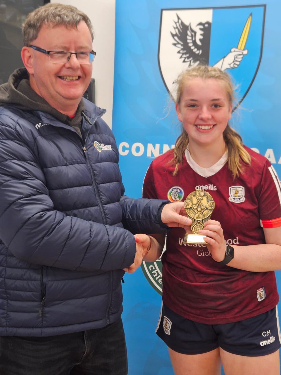 Well done to Caoimhe Higgins runner up in the Connacht Camogie Senior Puc Fada Finals 👏