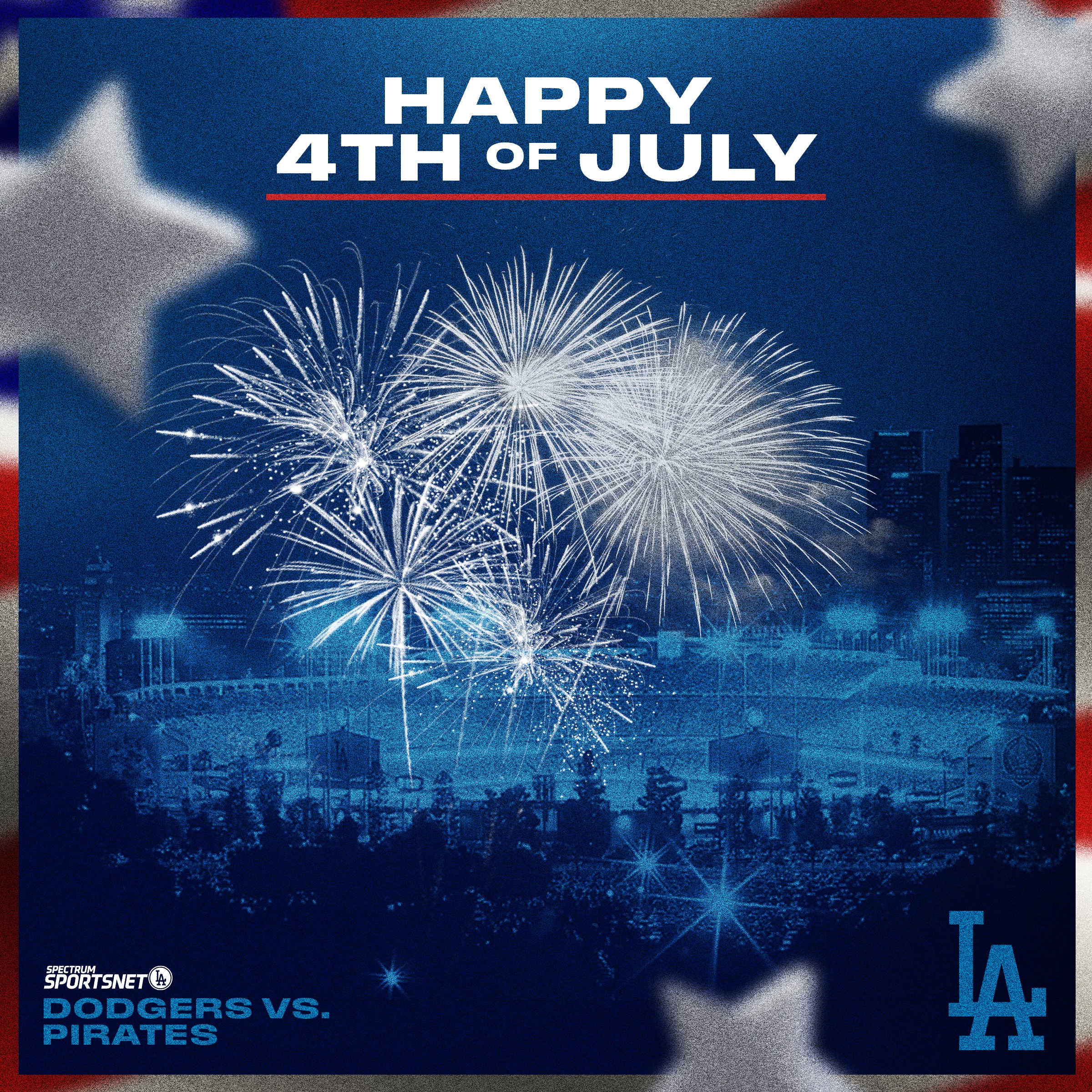SportsNet LA on X: Happy 4th of July #Dodgers fans! 🇺🇸   / X