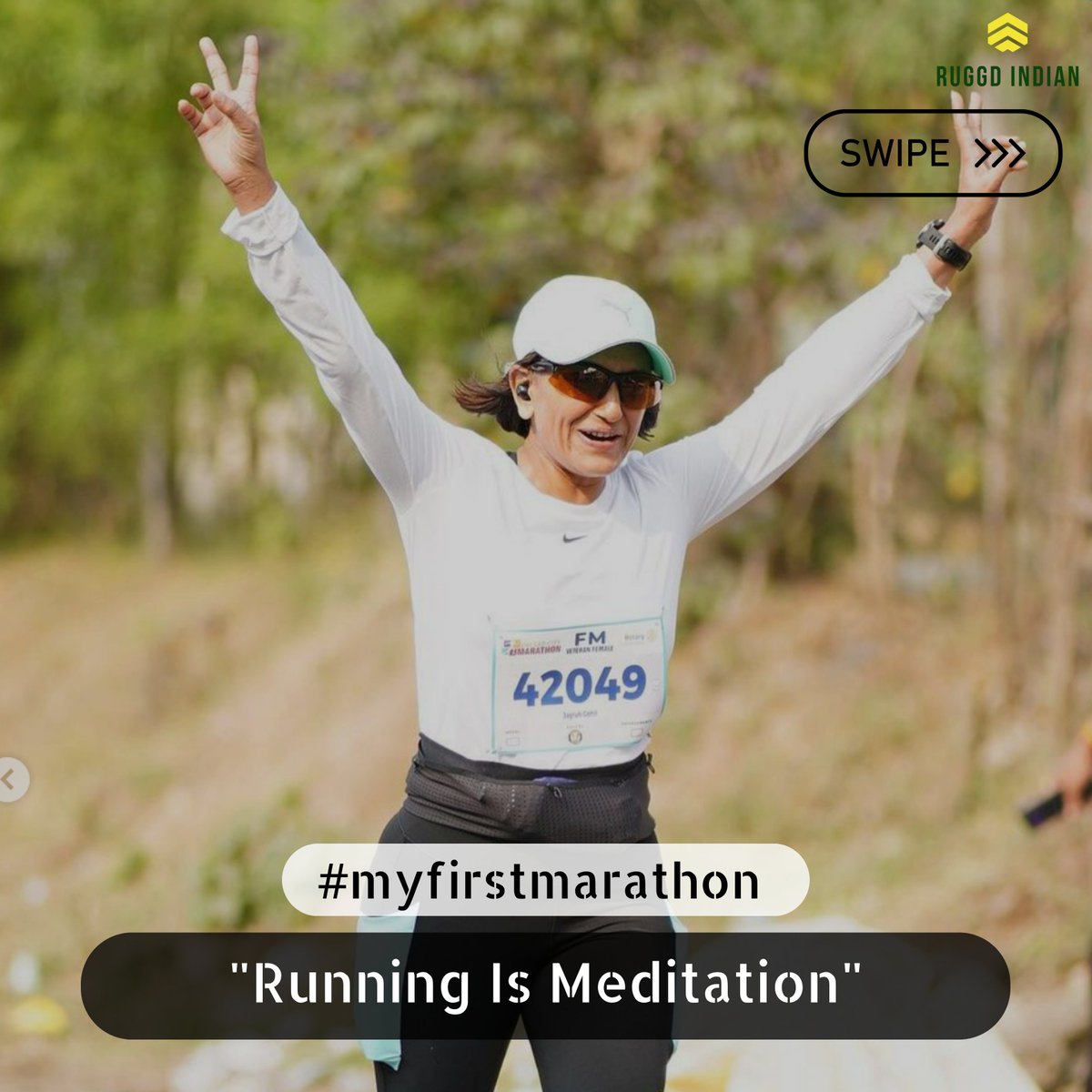 ruggdindian's tweet photo. Meet our 'Running Rock Star' Jhanvi Gohil, her story is an inspiration to any individual with a runner's spirit. #myfirstmarathon

#runningcommunity #runnersofindia #runningcontentforyou #cancersurvivor #breastcancer https://t.co/ZcAyRPdQCs