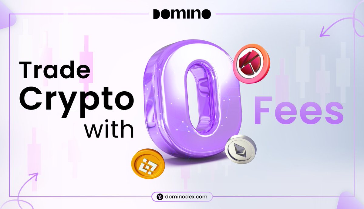 dominodex_'s tweet photo. Trade over 140+ tokens on #DominoDEX with zero trading fees.
Unlock your potential to maximize profits without any additional charge (except for network fees).
Trade now at: https://t.co/8Nh0hVr3gF
#Domino #DEX #CryptoTrading #TradingPlatform #ZeroFees https://t.co/HQYOuKMGhU
